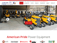 Tablet Screenshot of americanpridepower.com